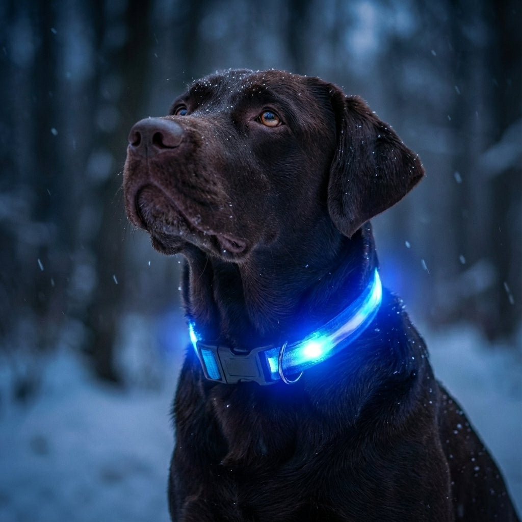 GLOWIE - LYSANDE HALSBAND FÖR PROMENADER UTAN ORO
