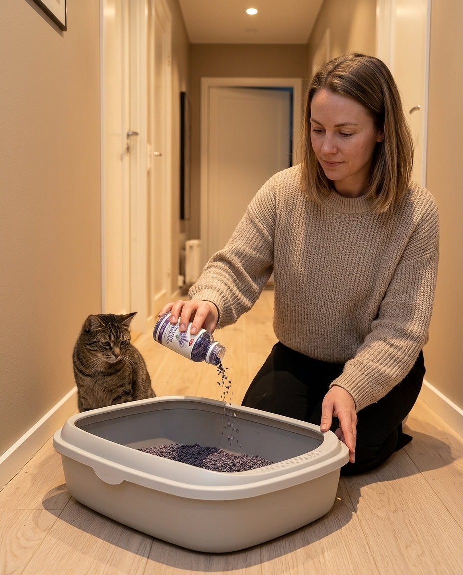 PURRFRESH™ - LUKTFRI KATTLÅDA PÅ 1 MIN
